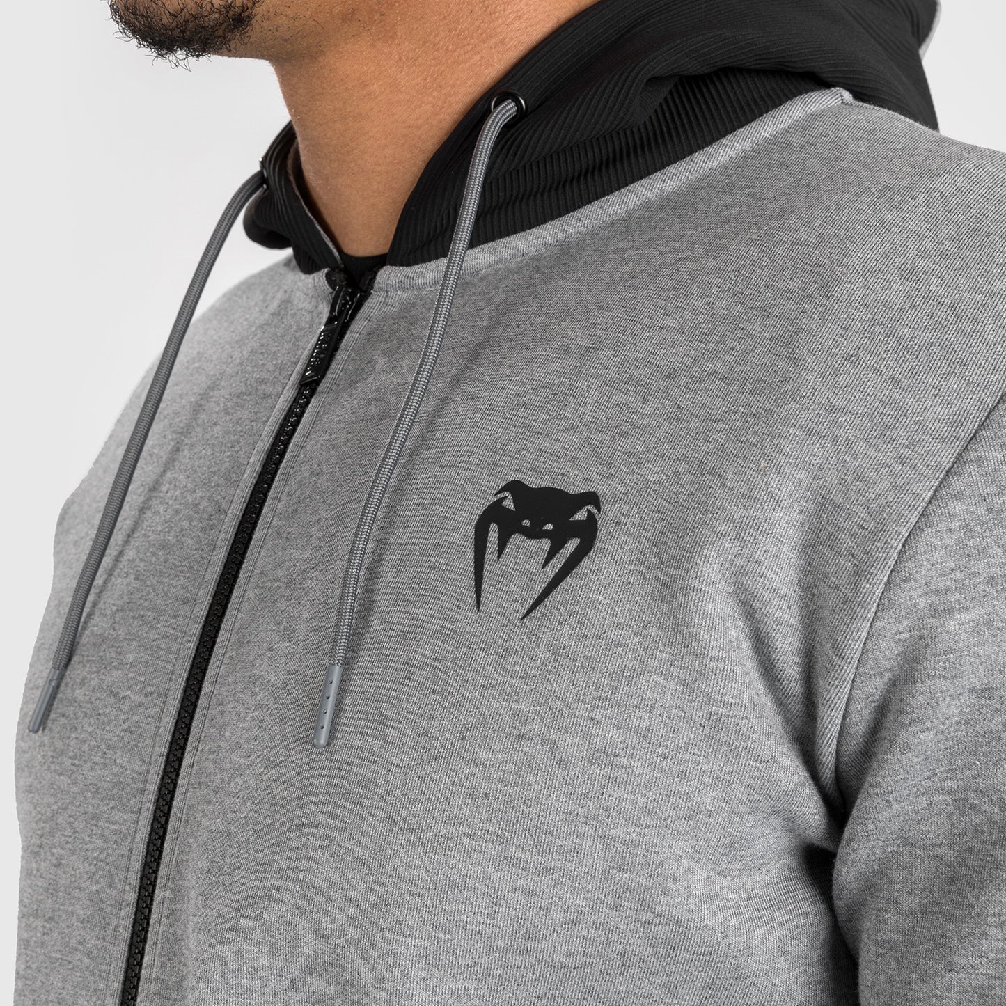 Venum Contender 4.0 Heren Hoodie - Heather Grey/Black