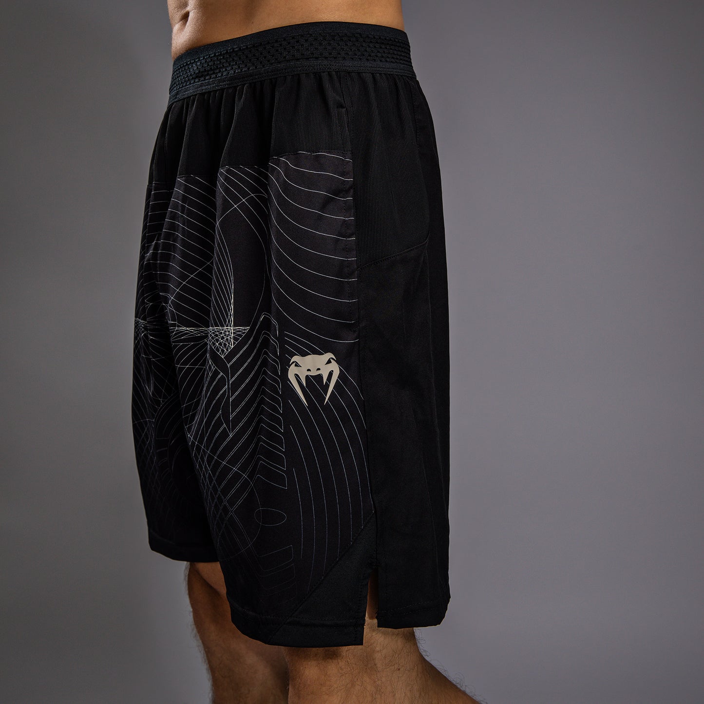 Venum G-Fit Air Trainingsbroek Heren - Diepzwart / Woestijnzand