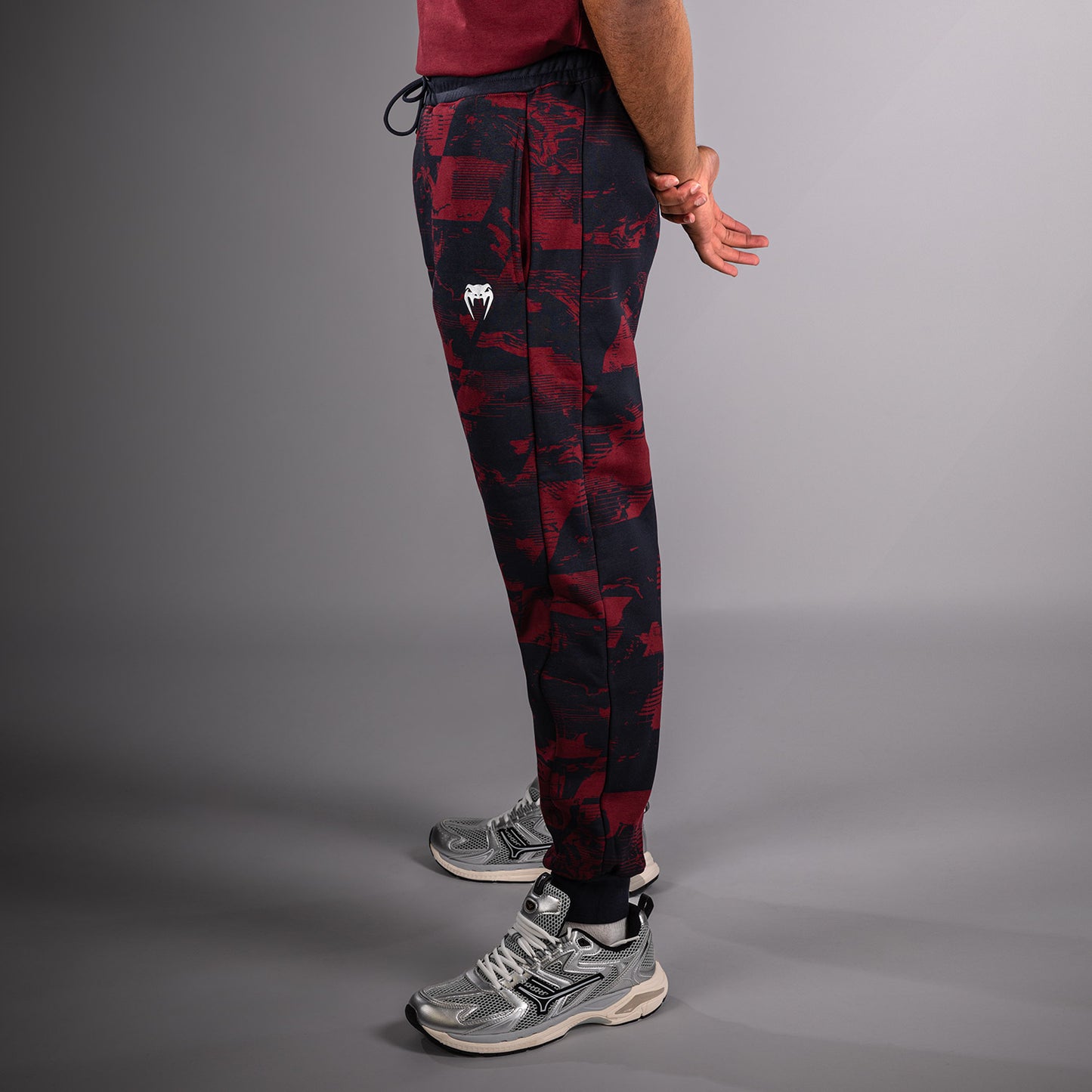 UFC Zenith by Venum Authentic Fight Week Broek Heren - Marineblauw/Bordeauxrood/Zilver