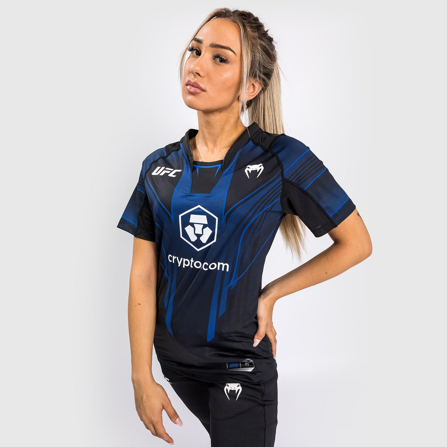 UFC Venum Authentic Fight Night 2.0 Walkout-jersey voor dames - Midnight Edition