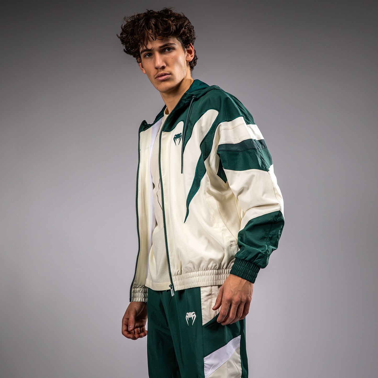 Venum Attack 90 Trainingsjack - Forestgroen/Ijs
