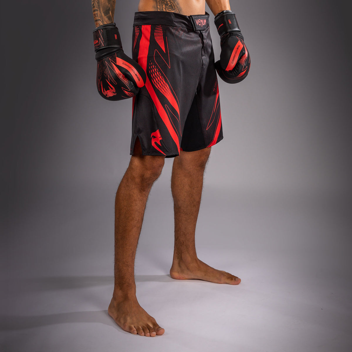Venum Amazonia Reborn MMA-short - Zwart/Rood