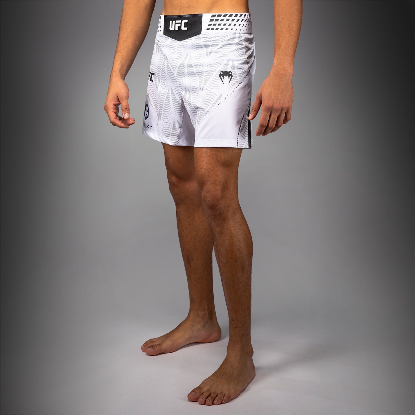 UFC Zenith by Venum Authentic Fight Night Short Fit Fight Short Heren Personalized - Wit