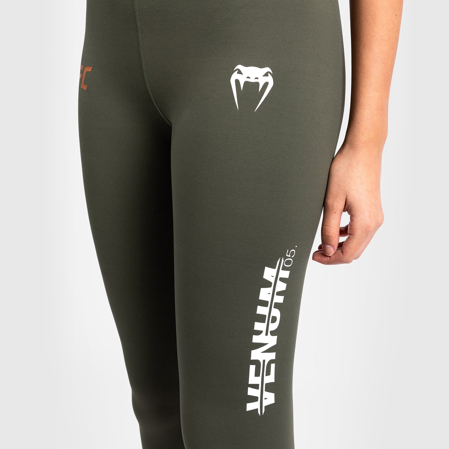UFC Adrenaline by Venum Fight Week Dames Performance Tight - Kaki/Brons