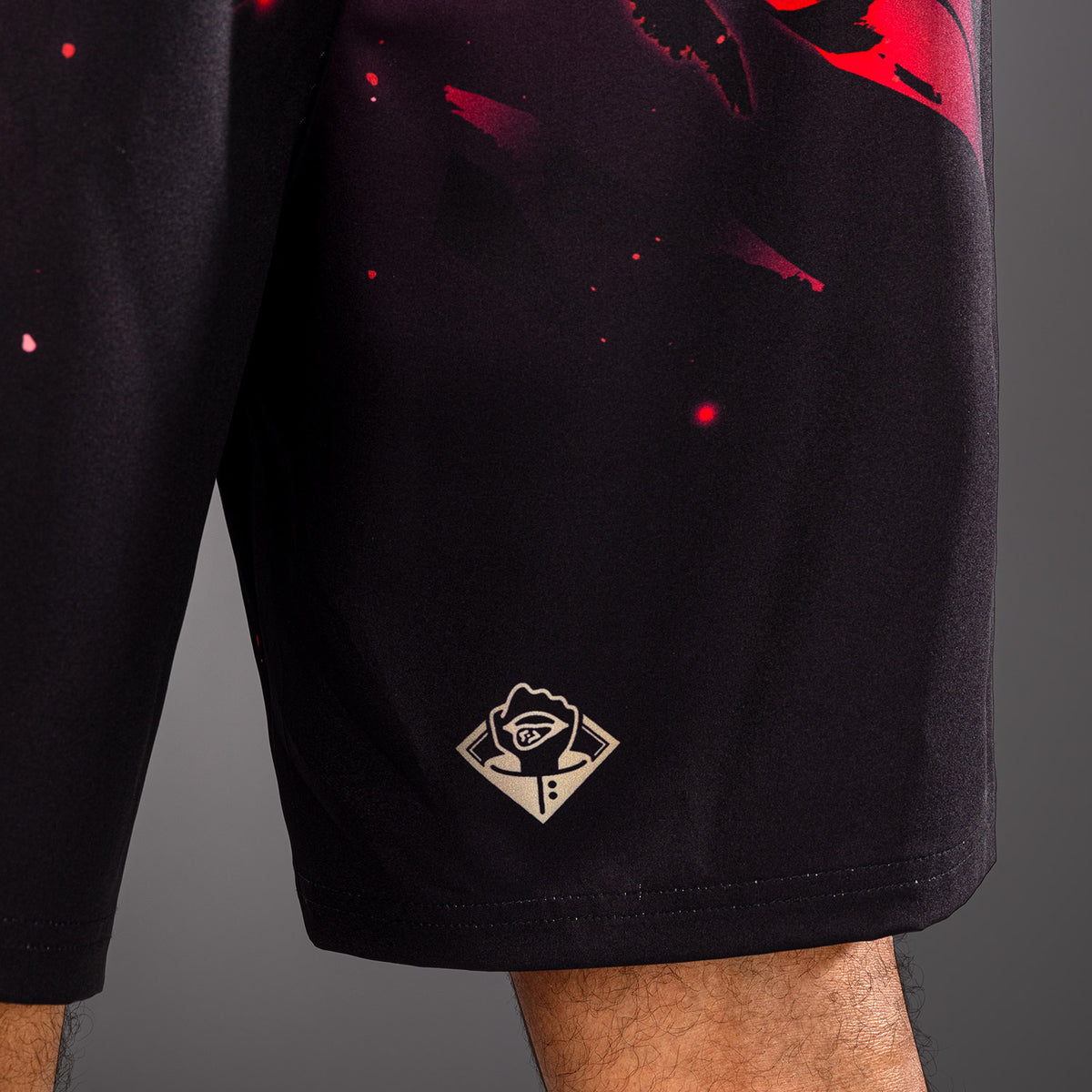 Jujutsu Kaisen x Venum Itadori Trainingsshorts – Zwart/Rood