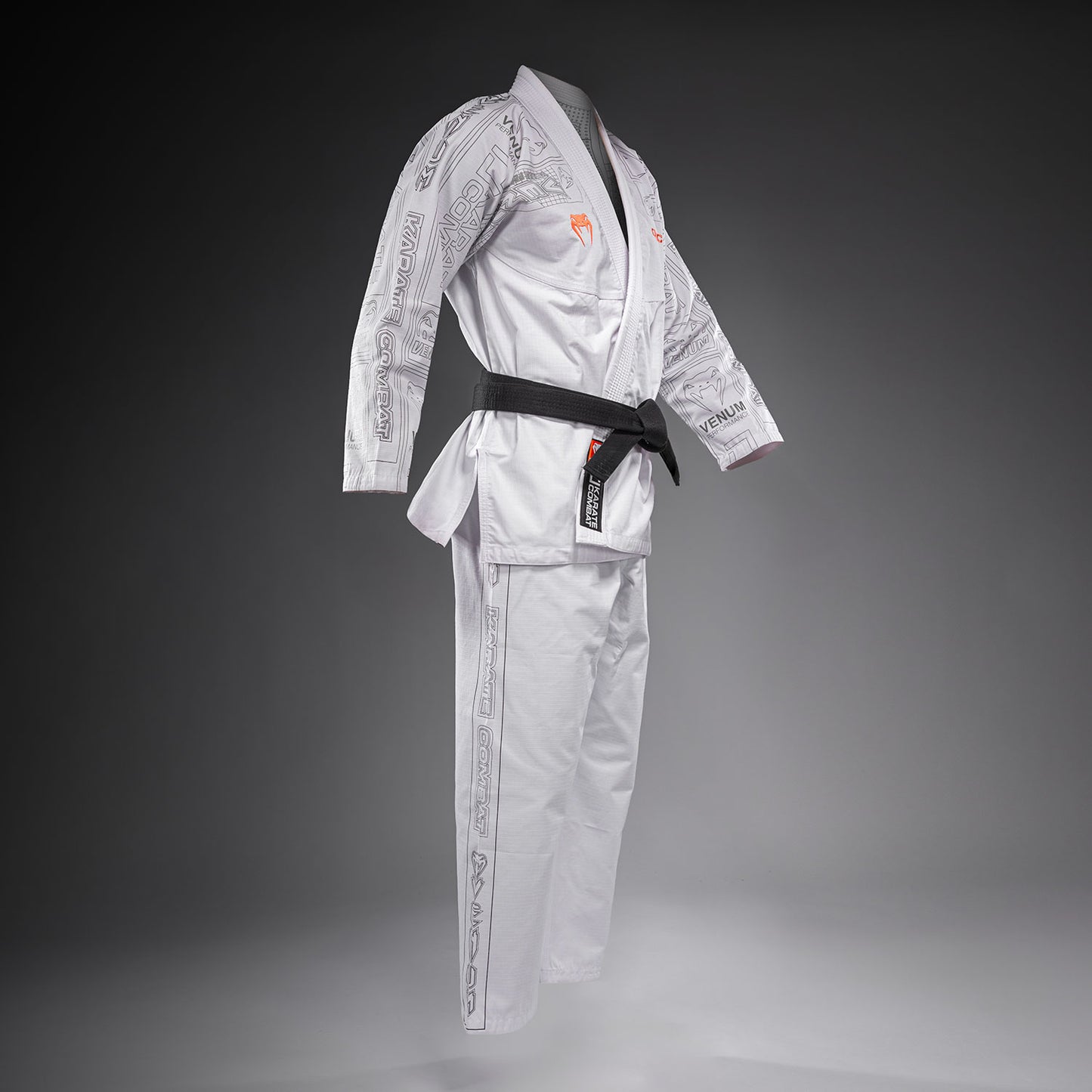 Karate Combat by Venum BJJ Gi – Wit/Grijs