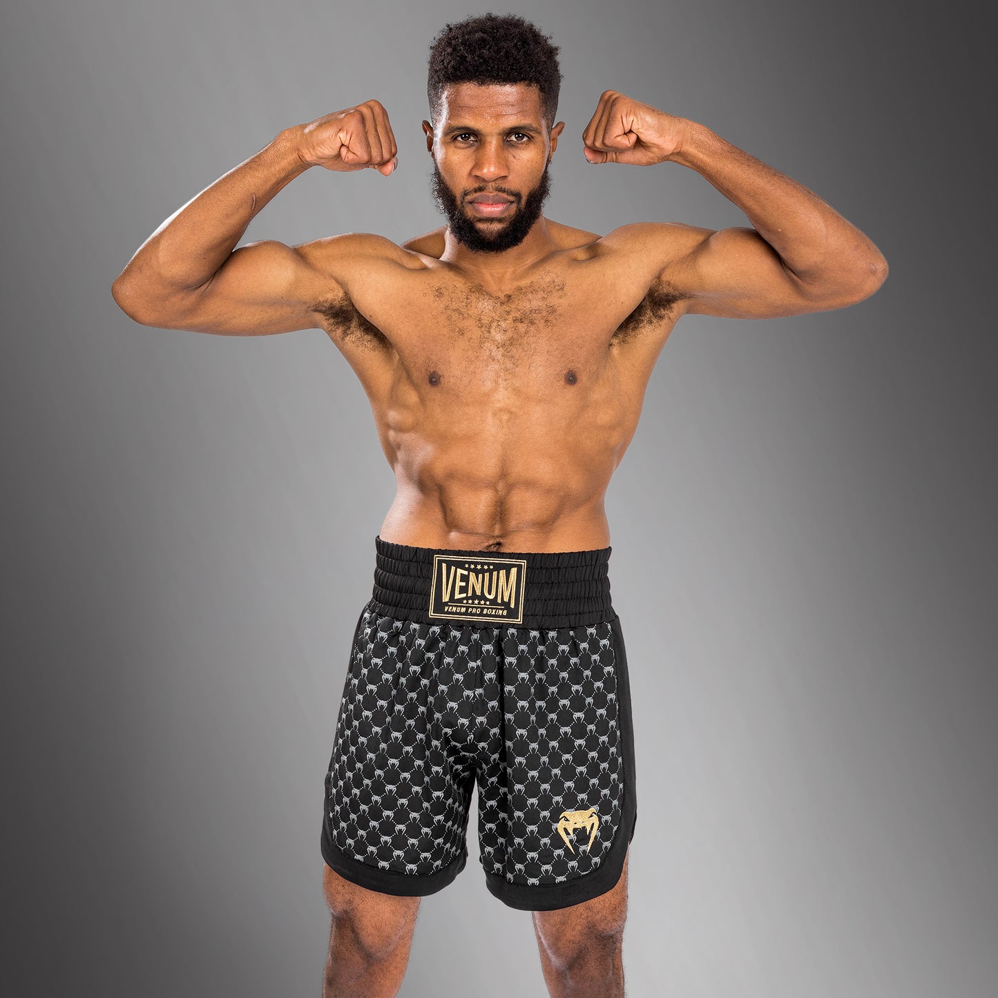 Venum Monogram Boxing Shorts - Zwart