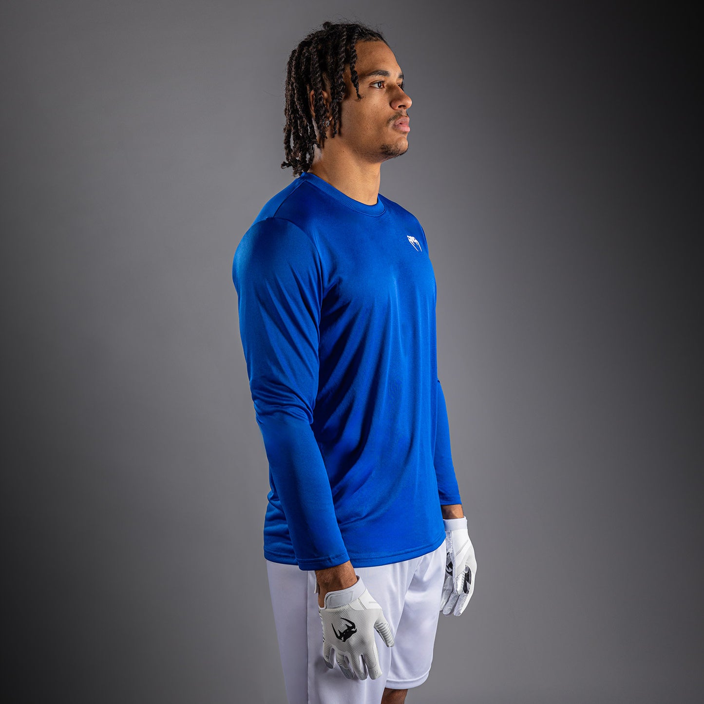 Venum Lineup Performance T-shirt met lange mouwen Royal - Blauw/Wit