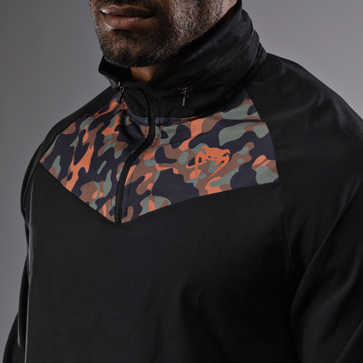 Venum Jungle Ops  Heren Track Jas - Zwart/Canyon Camo