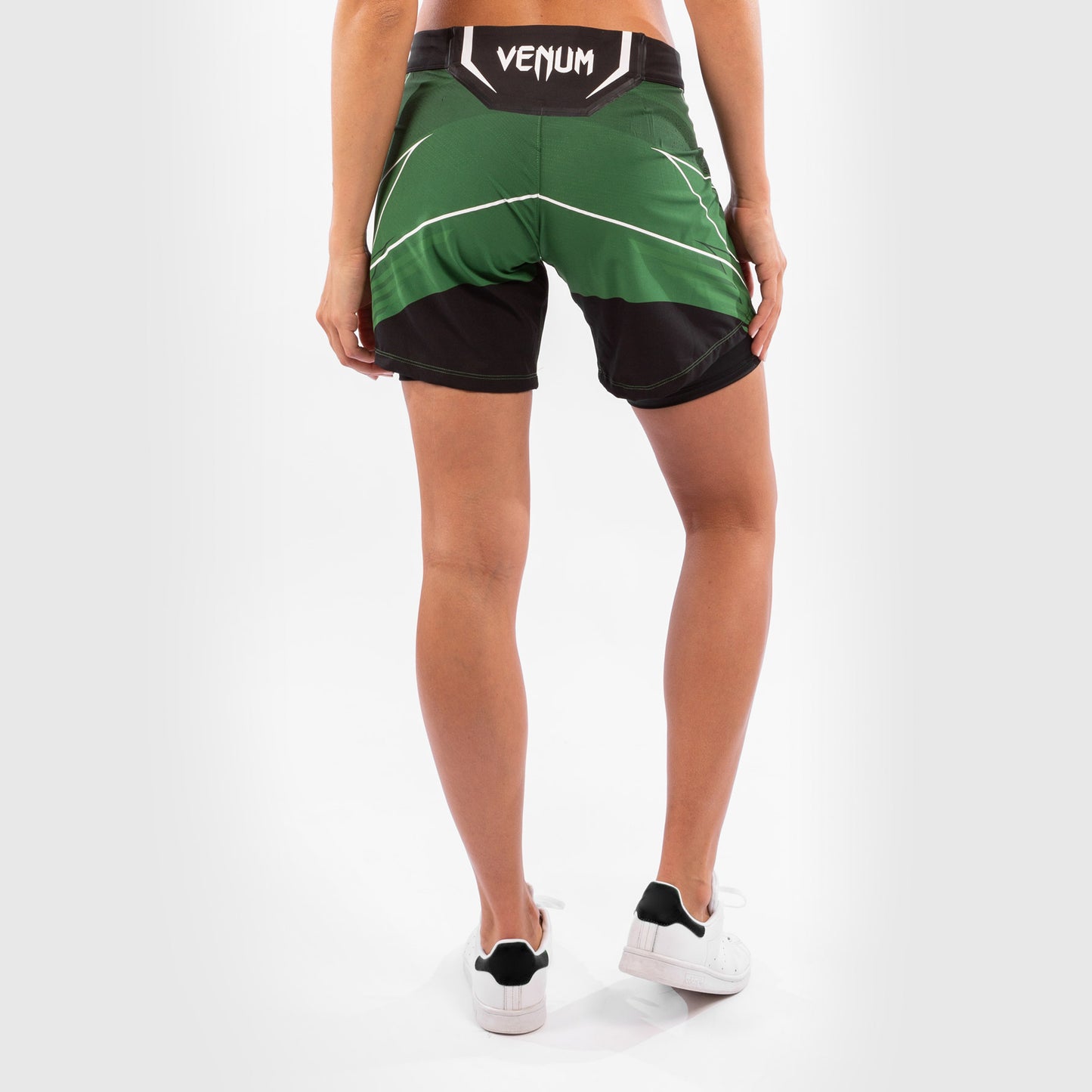 UFC Venum Authentic Fight Night Damesshort - Long Fit - Groen