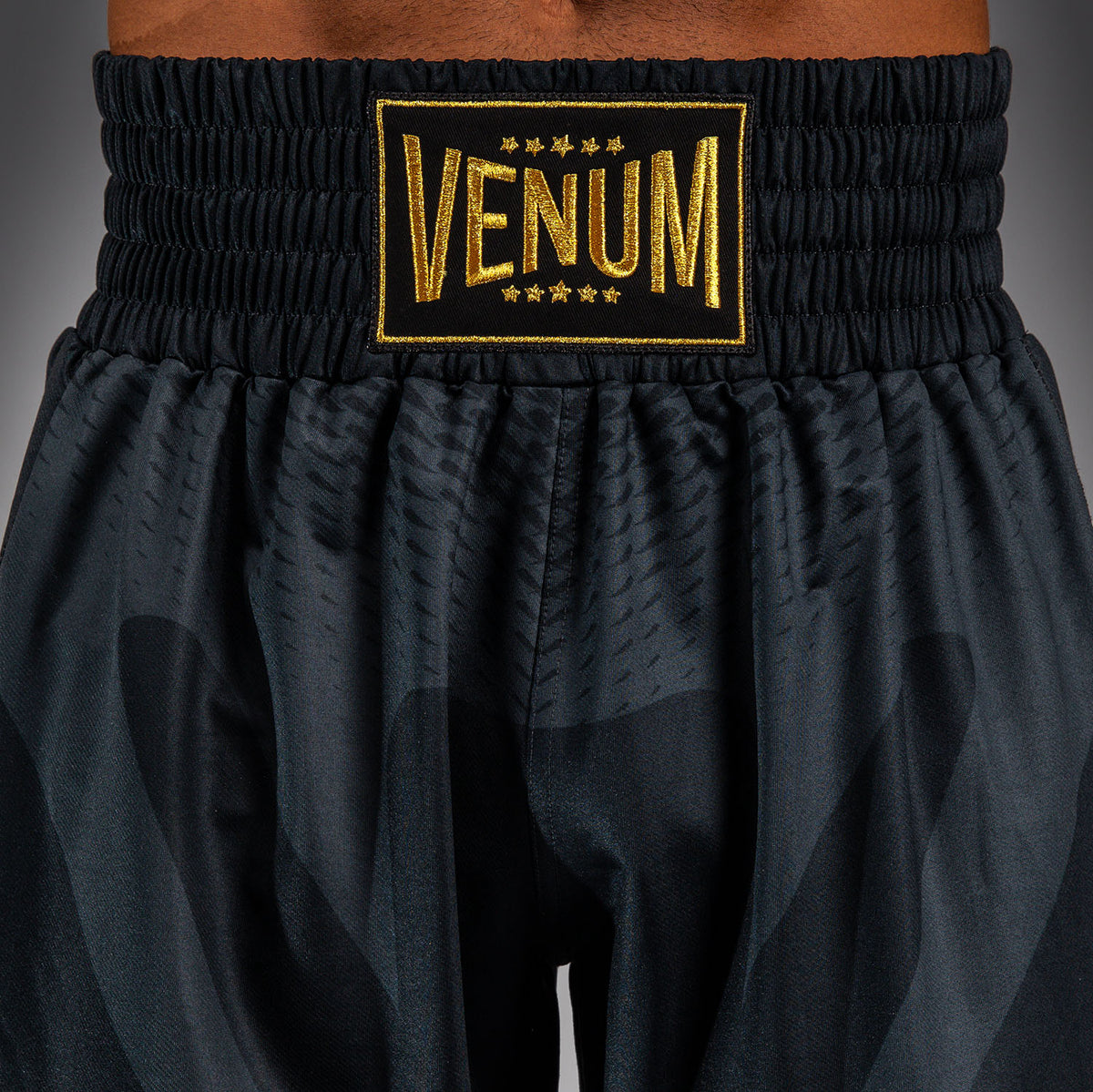 Venum Attack Boksshort - Zwart/Goud
