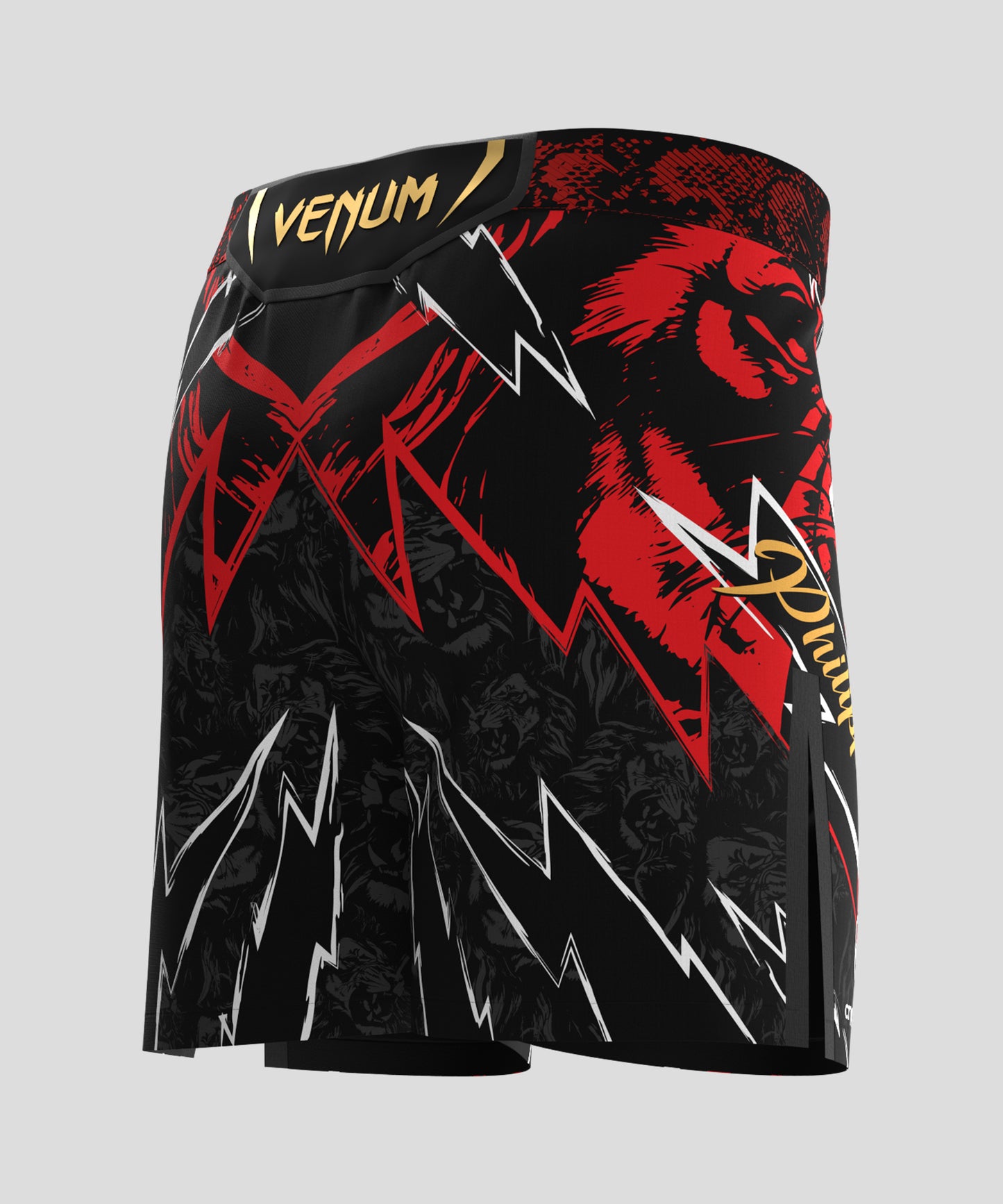 UFC Unrivaled by Venum Jon Jones Mannen Short Fit Fight Short - Rood