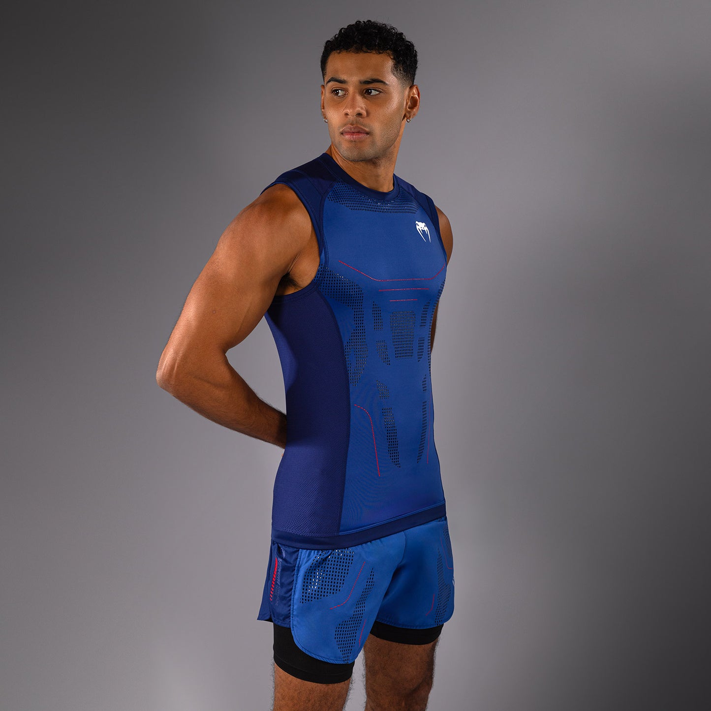 Venum Technical 3.0 Mouwloos Rashguard - Nachtblauw