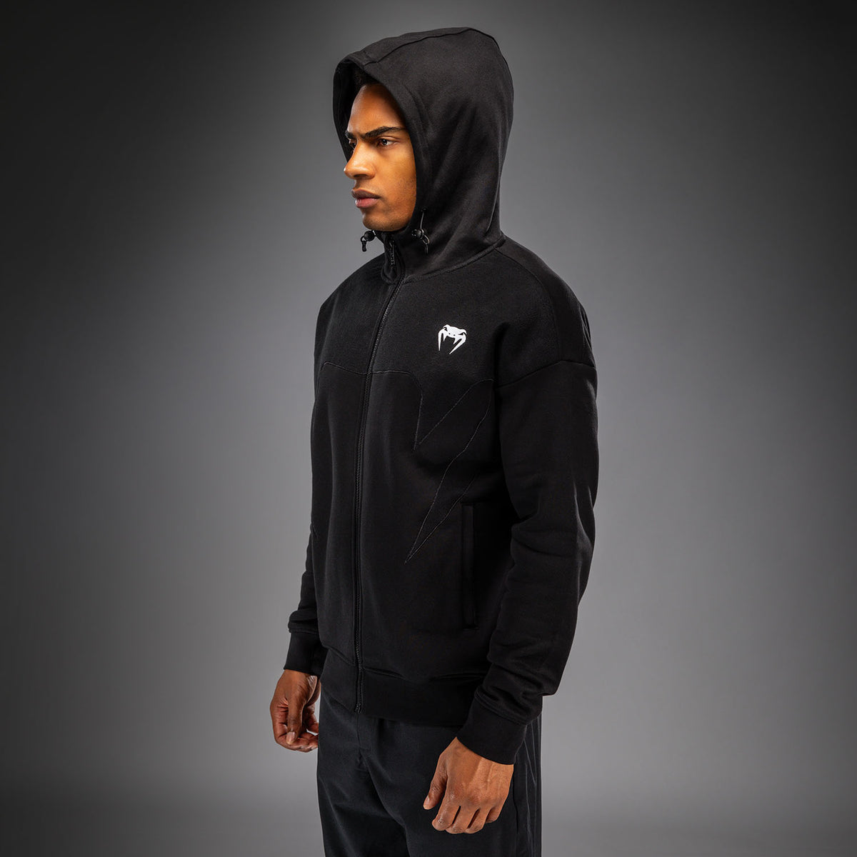 Venum Attack Fleece & Weave Trainingsjack - Zwart