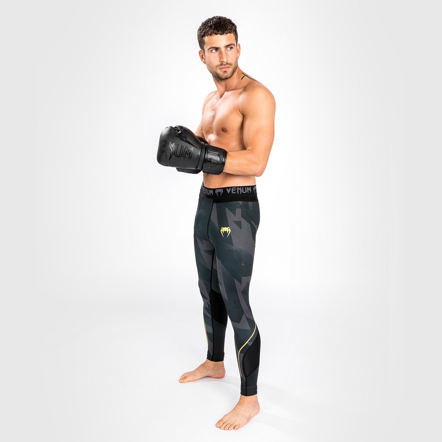 Venum Razor Compressiebroek - Zwart/Goud