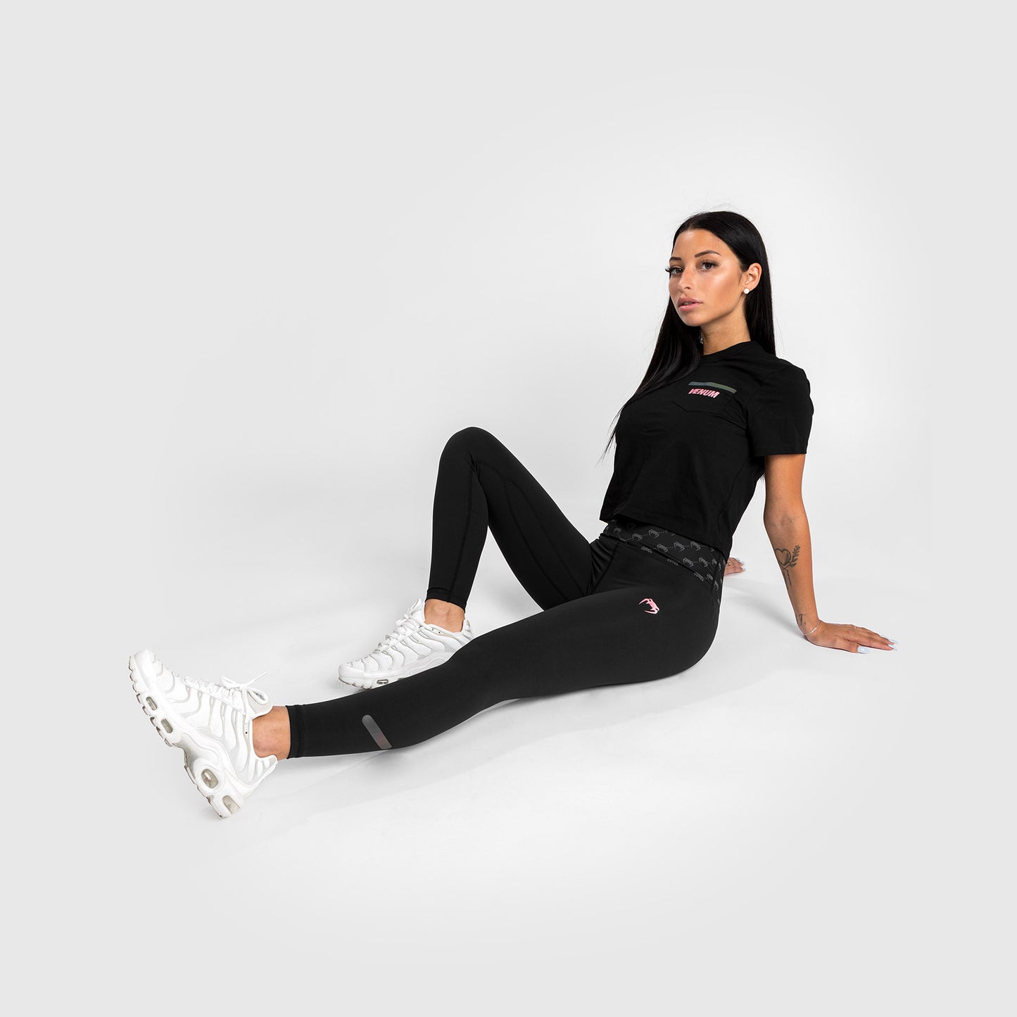 Venum Monogram Legging 7/8 - Zwart/Roze Goud