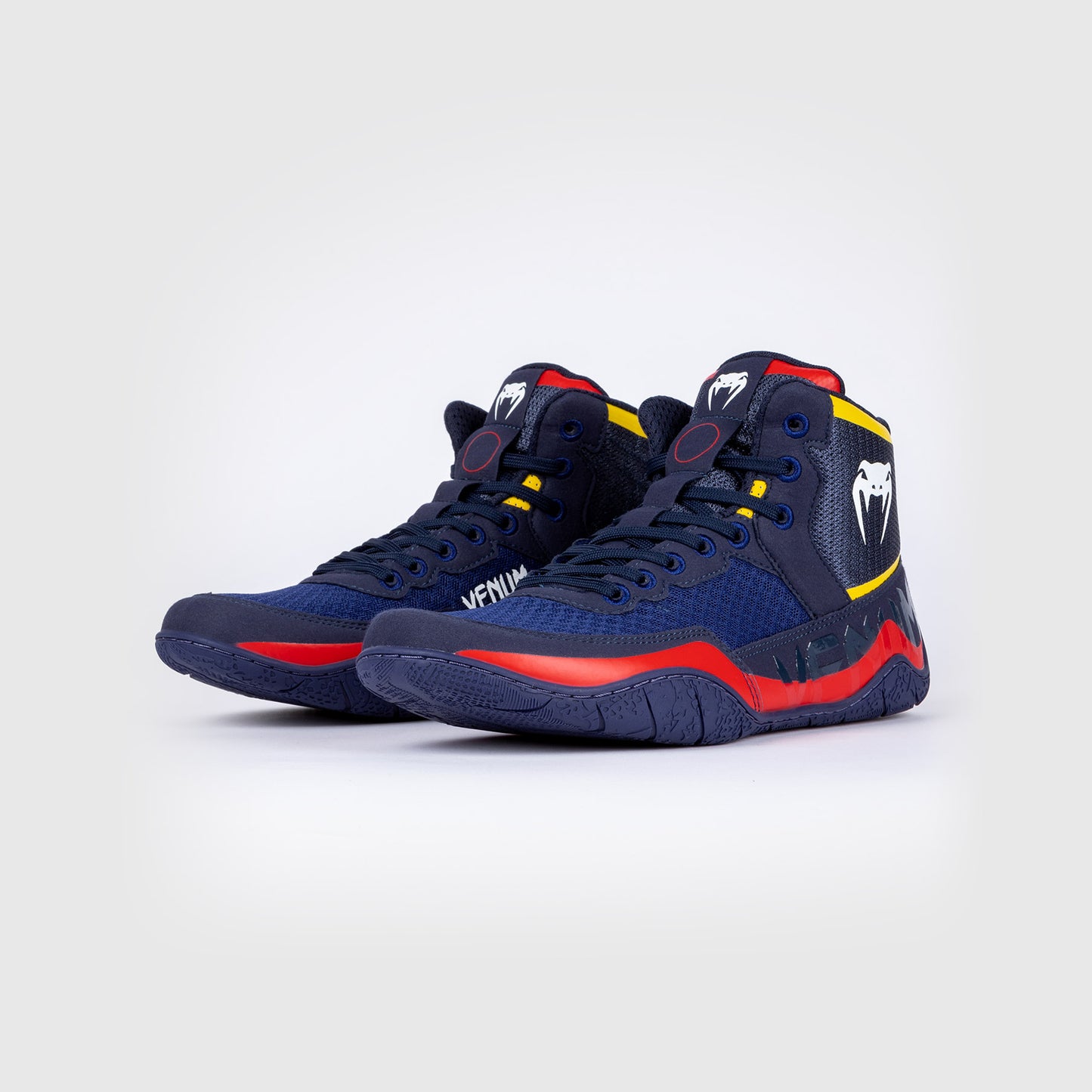 Venum Elite Worstelschoenen - Blauw/Geel