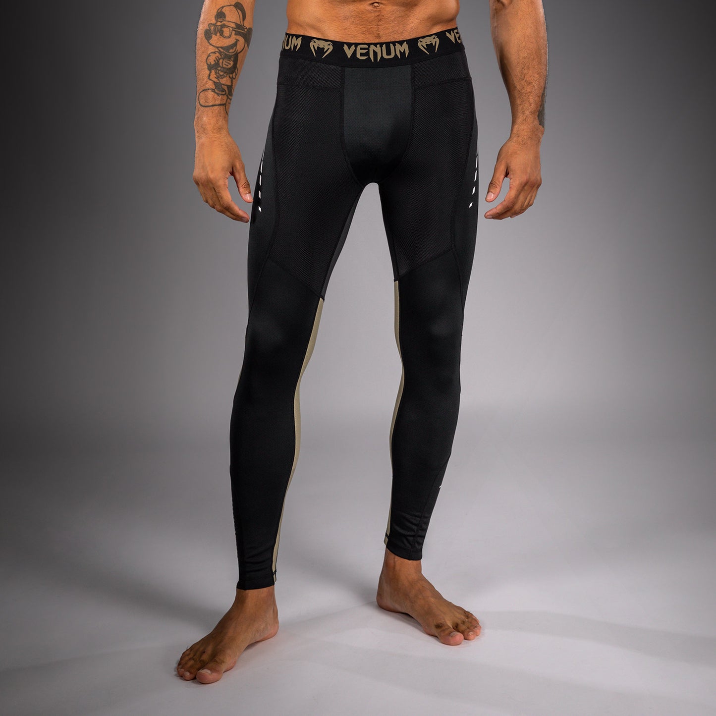 Venum Adrenaline Spats – Zwart/Zand