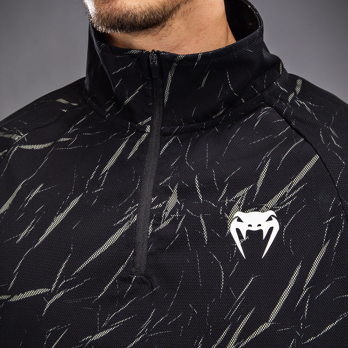 Venum Trooper Heren Trainingsjack - Zwart/Steen Zand