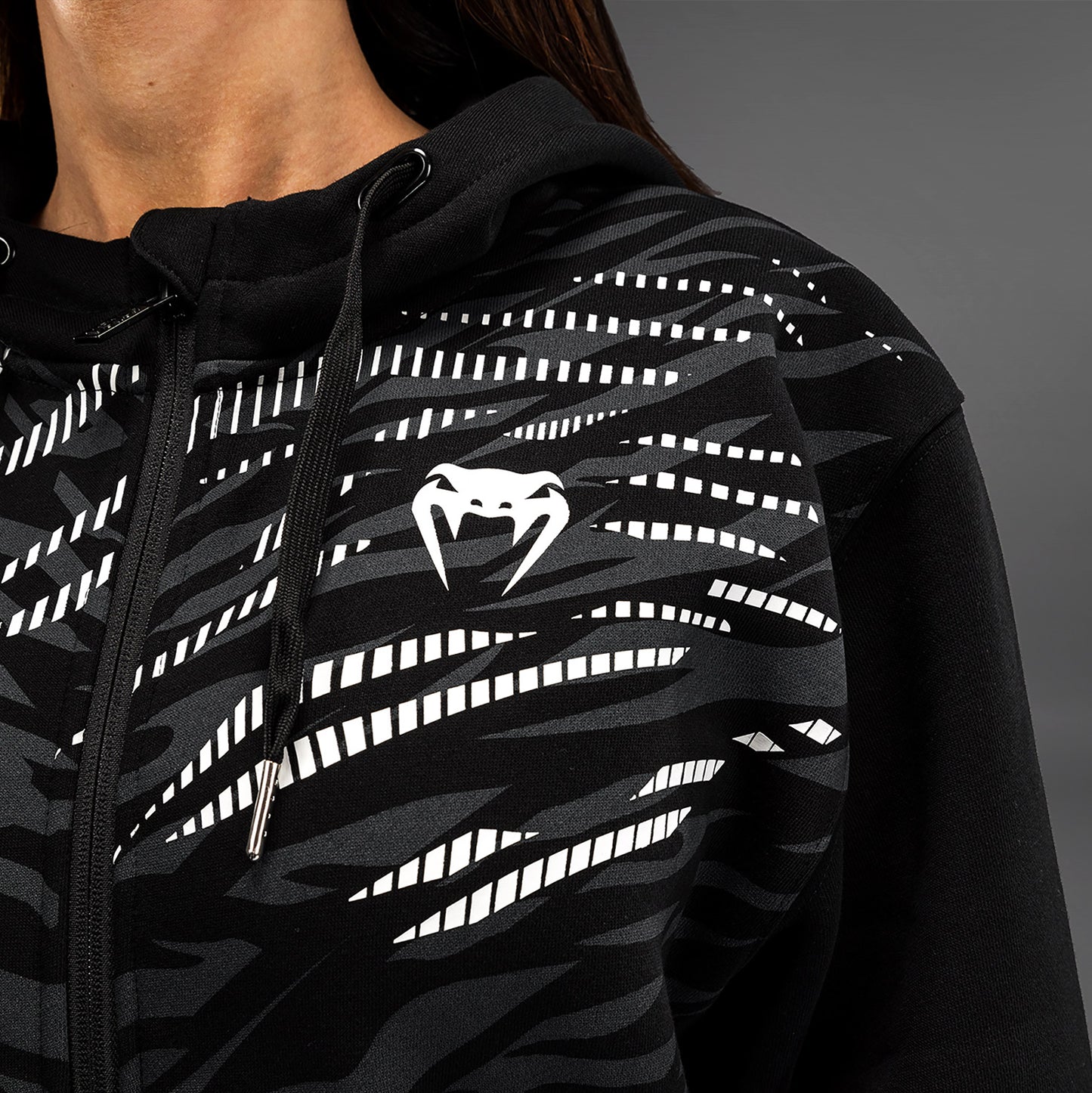 UFC Fusion by Venum Replica Zip-Hoodie voor Dames - Zwart