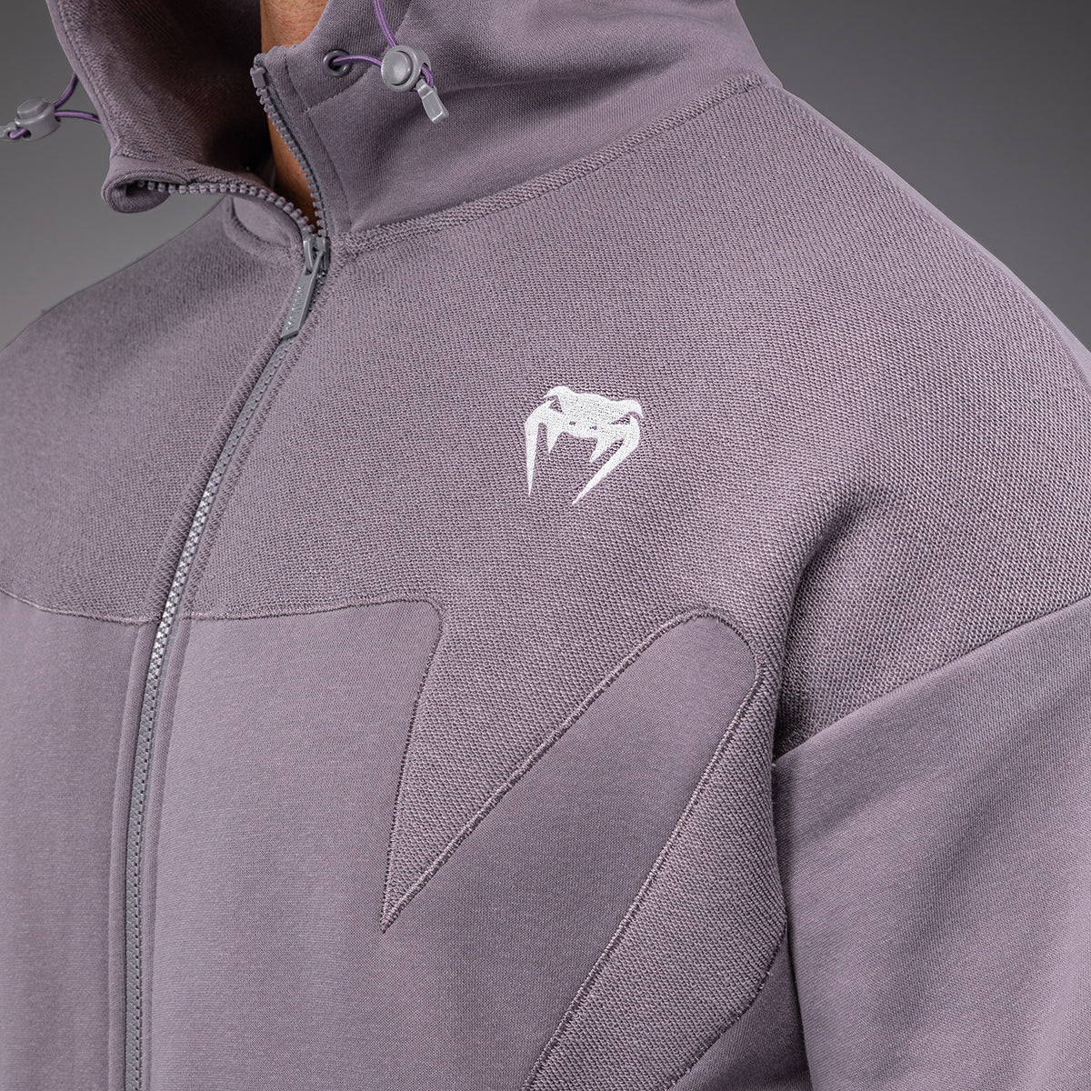 Venum Attack Fleece & Weave Trainingsjack - Lavendelgrijs