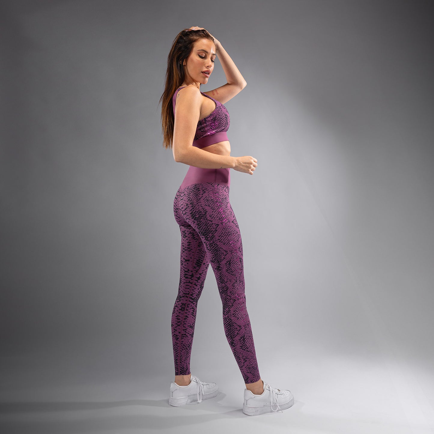 Venum Amazonia Dames Leggings Met Volledige Lengte - Paars