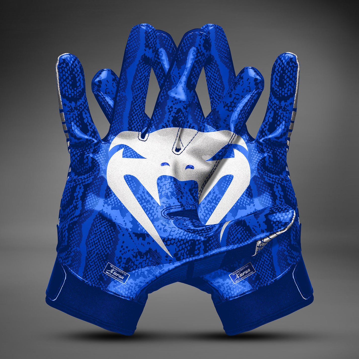Venum Elite Voetbalhandschoenen - Koninklijk Blauw/Zilver