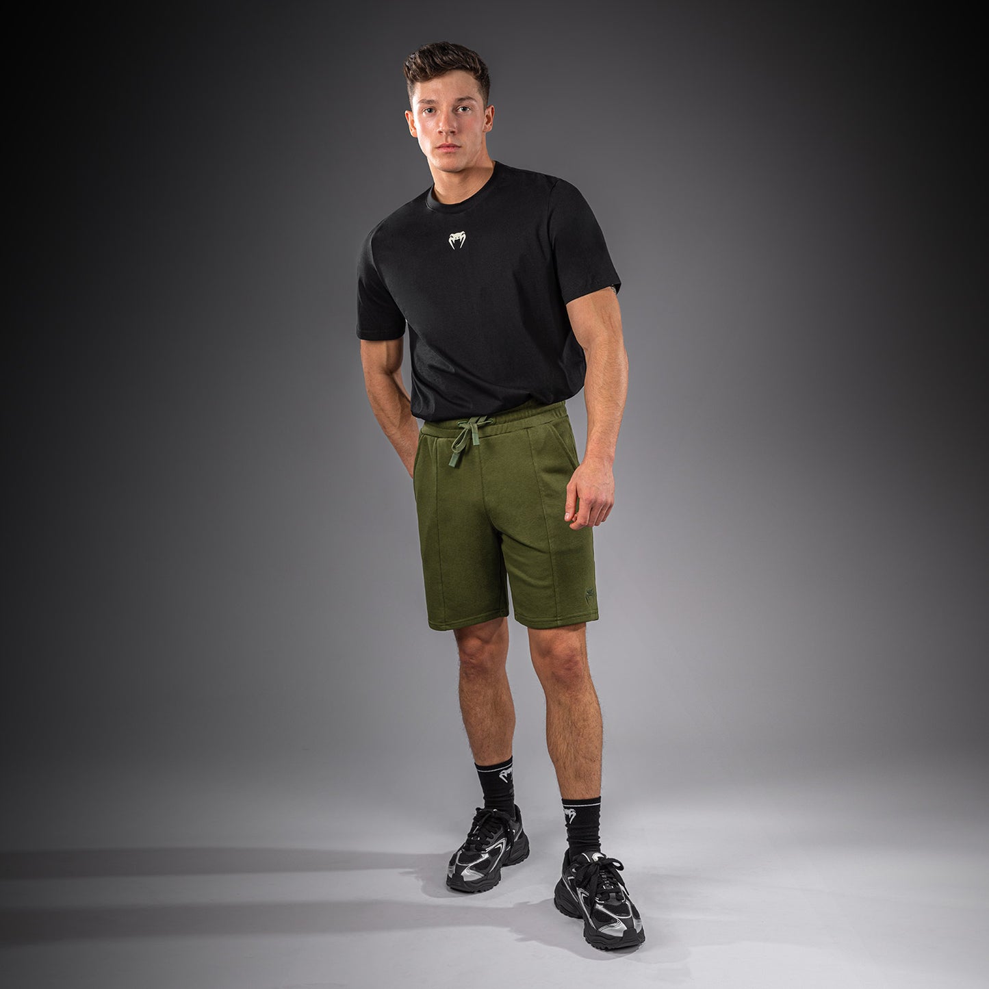 Venum Classic Fleece Katoenen short – Kaki