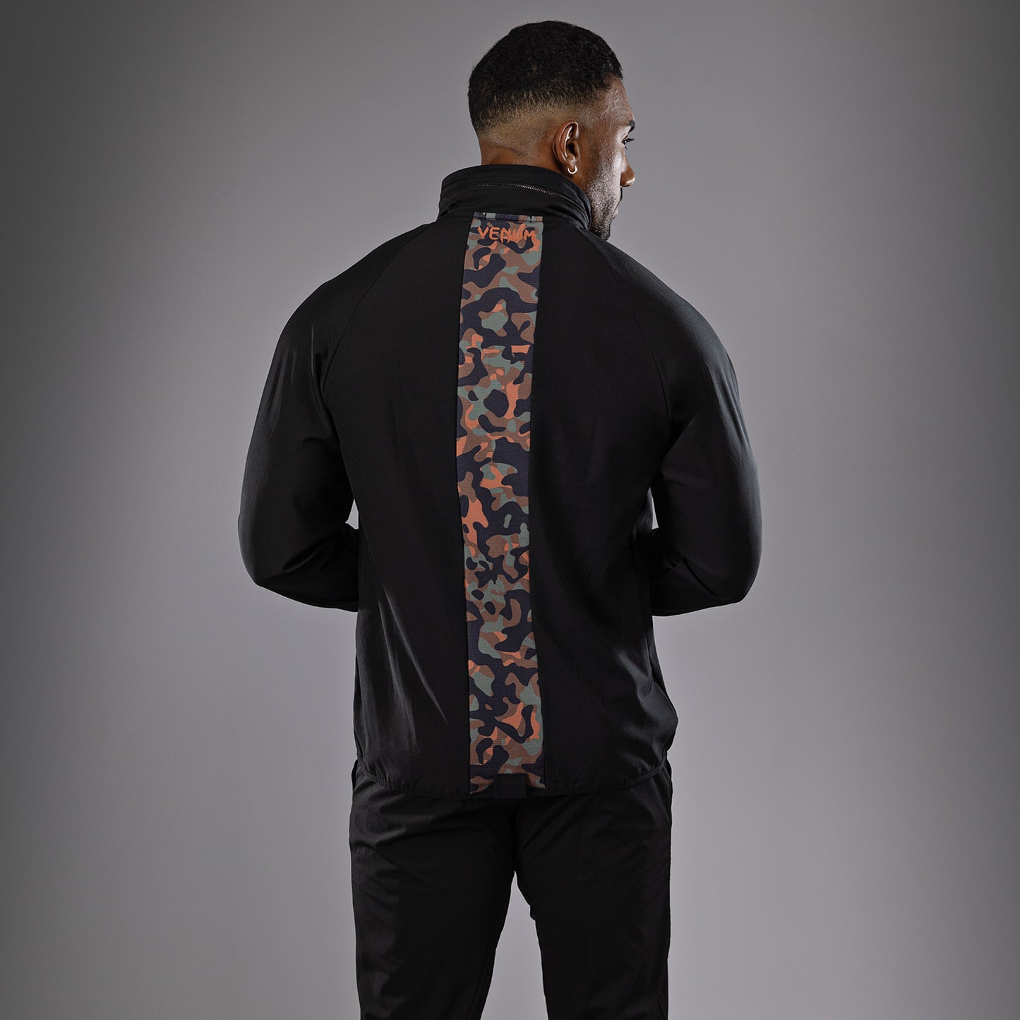 Venum Jungle Ops  Heren Track Jas - Zwart/Canyon Camo