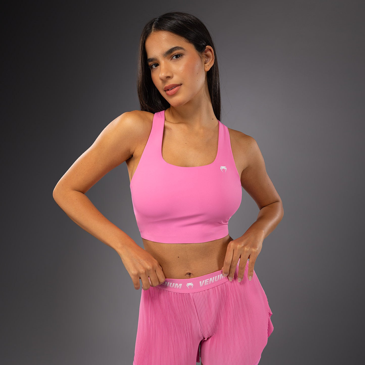Venum Essential X Dames Sportbeha - Candy Pink