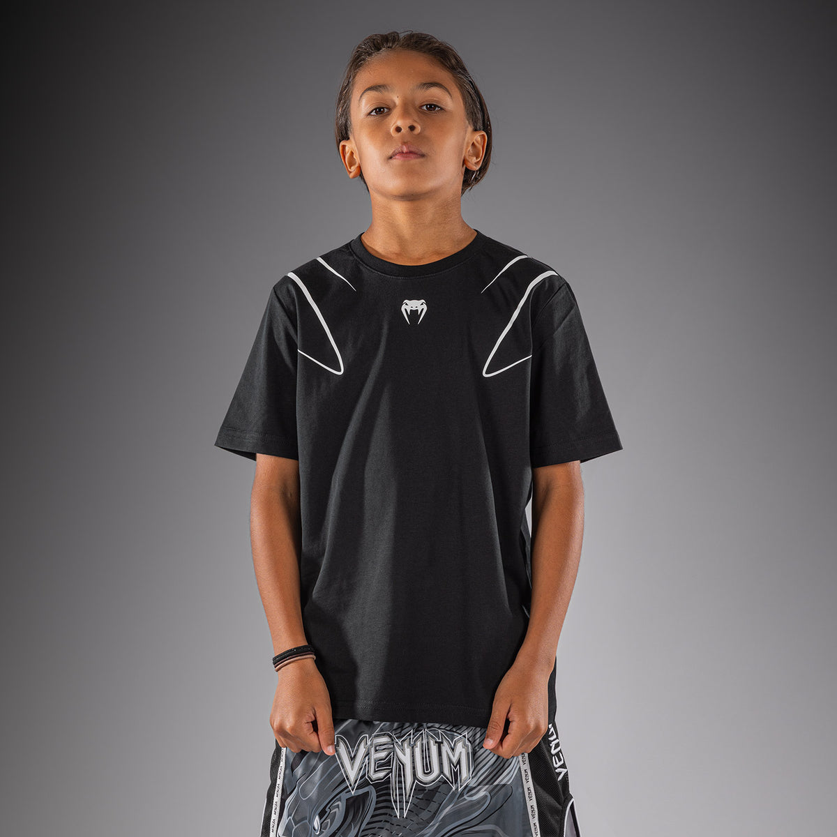 Venum Crimson Viper 2.0 T-shirt voor kinderen - Zwart/Grijs