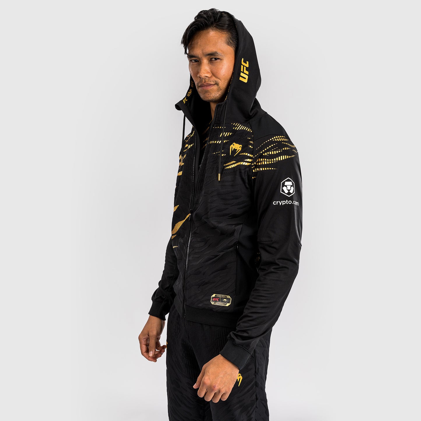 UFC Fusion by Venum Personalized Authentic Fight Night Hoodie voor Heren - Kampioen