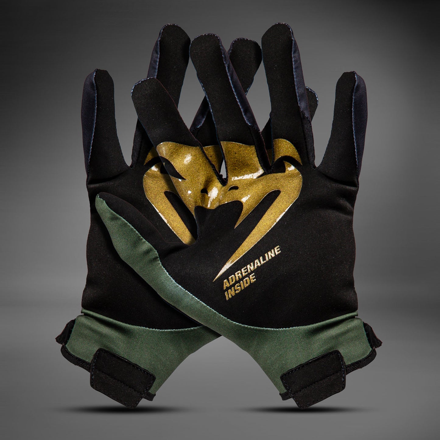 Venum MX Summer Motorsportshandschoenen - Zwart/Groen/Goud