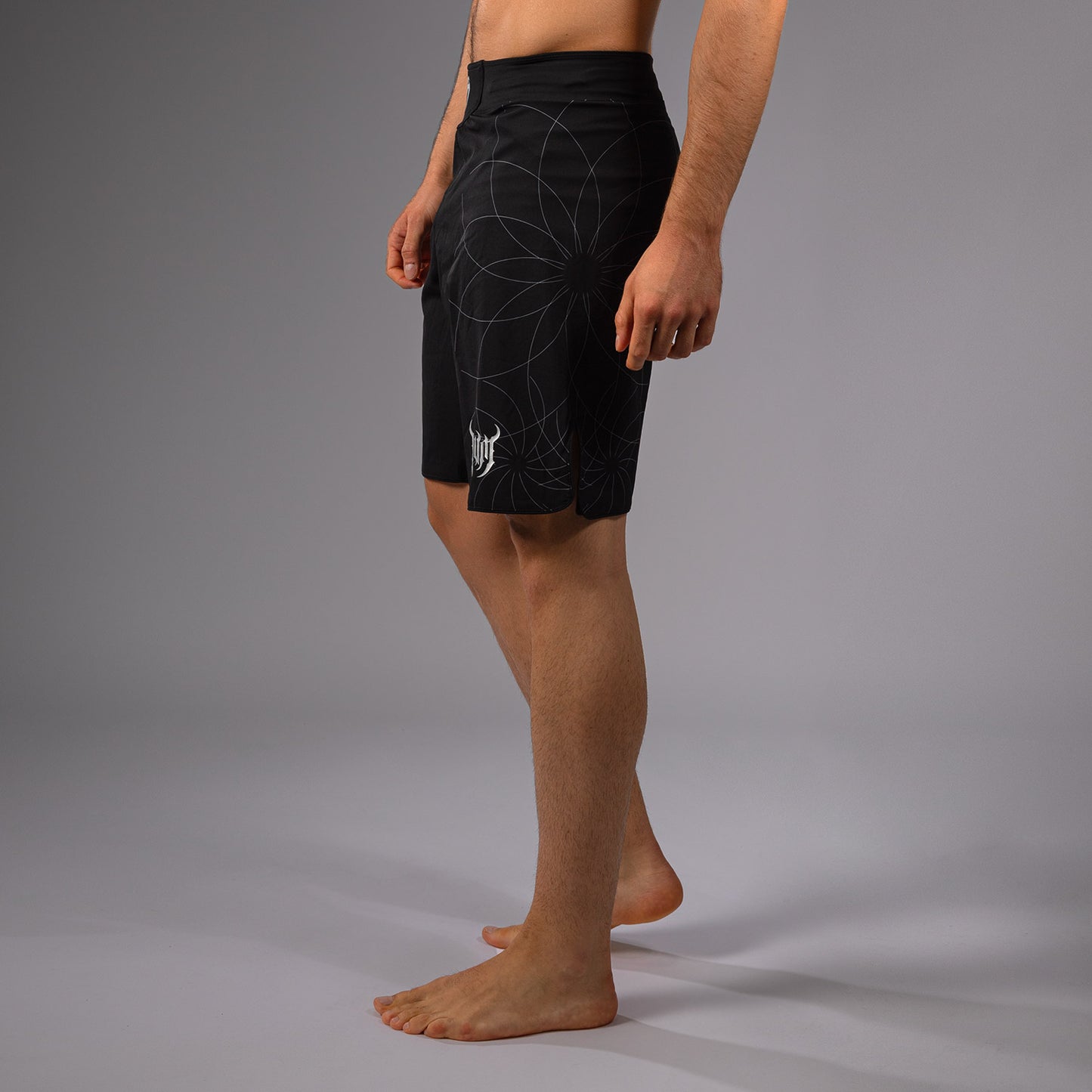 Venum Gladiator 5.0 Heren Gevechtsshort - Zwart/Zilver
