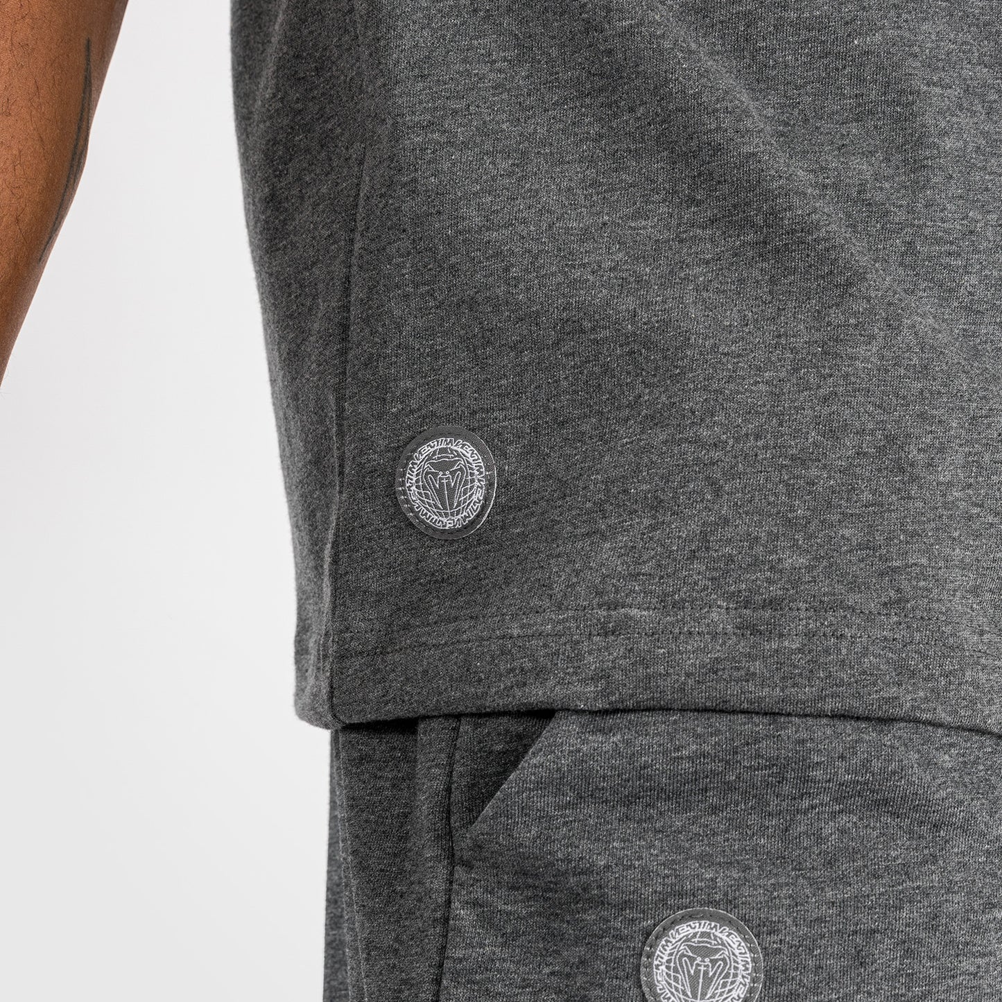 Venum Vortex XL Heren T-Shirt - Donkergrijs Gemêleerd