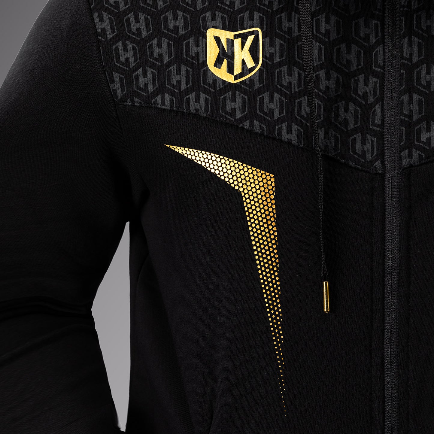 FK x Venum Hexagone MMA Jas met capuchon - Zwart/Goud