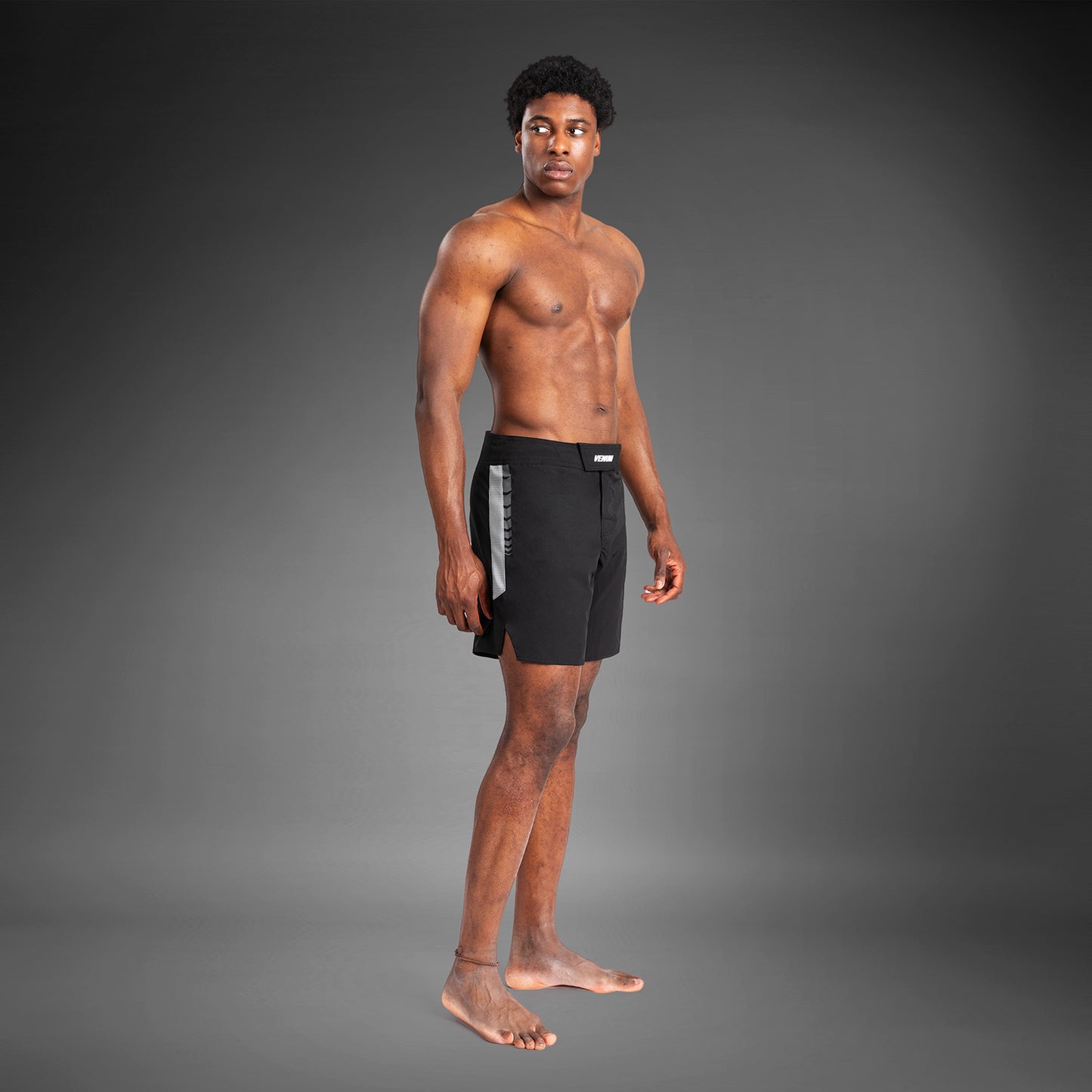 Venum Tempest Heren Vechtshorts - Zwart/Grijs