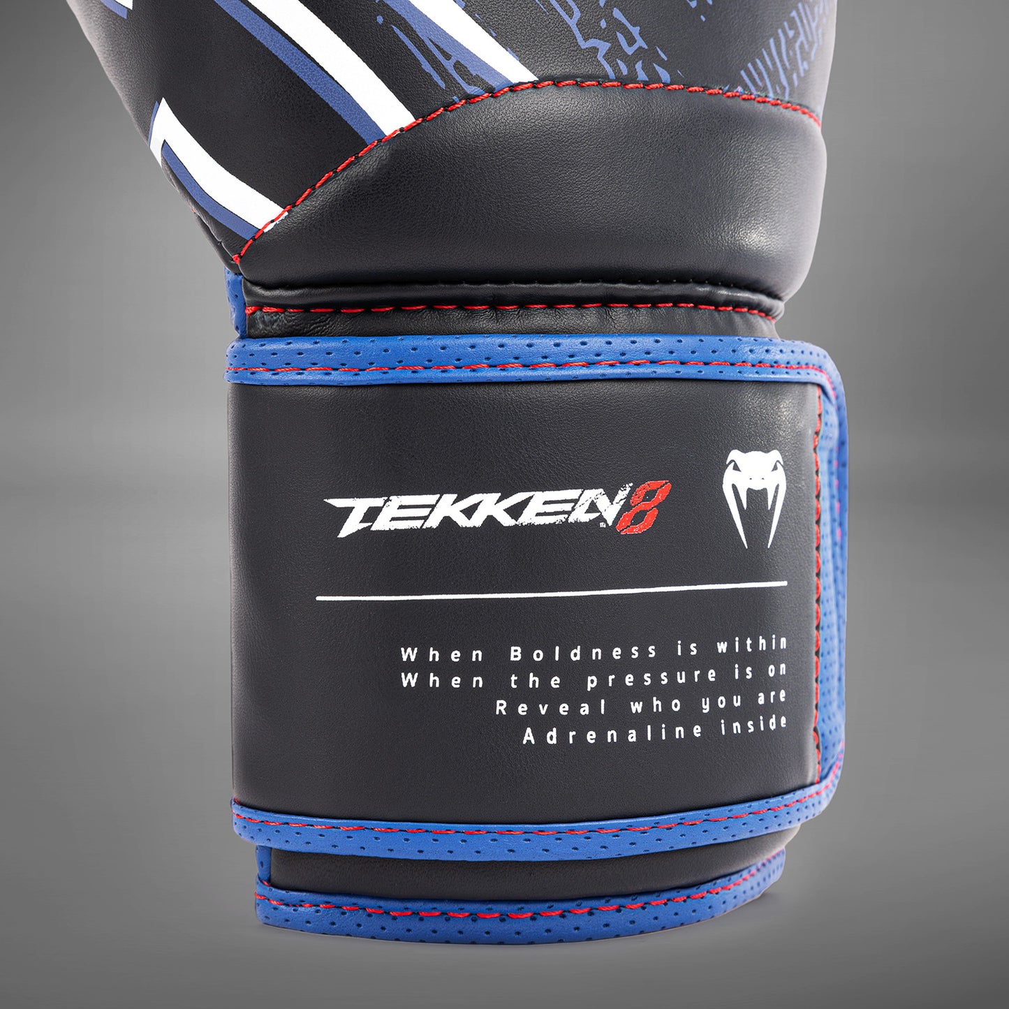 Venum x TEKKEN 8 - Jin Kazama Bokshandschoenen - Blauw/Zwart/Wit