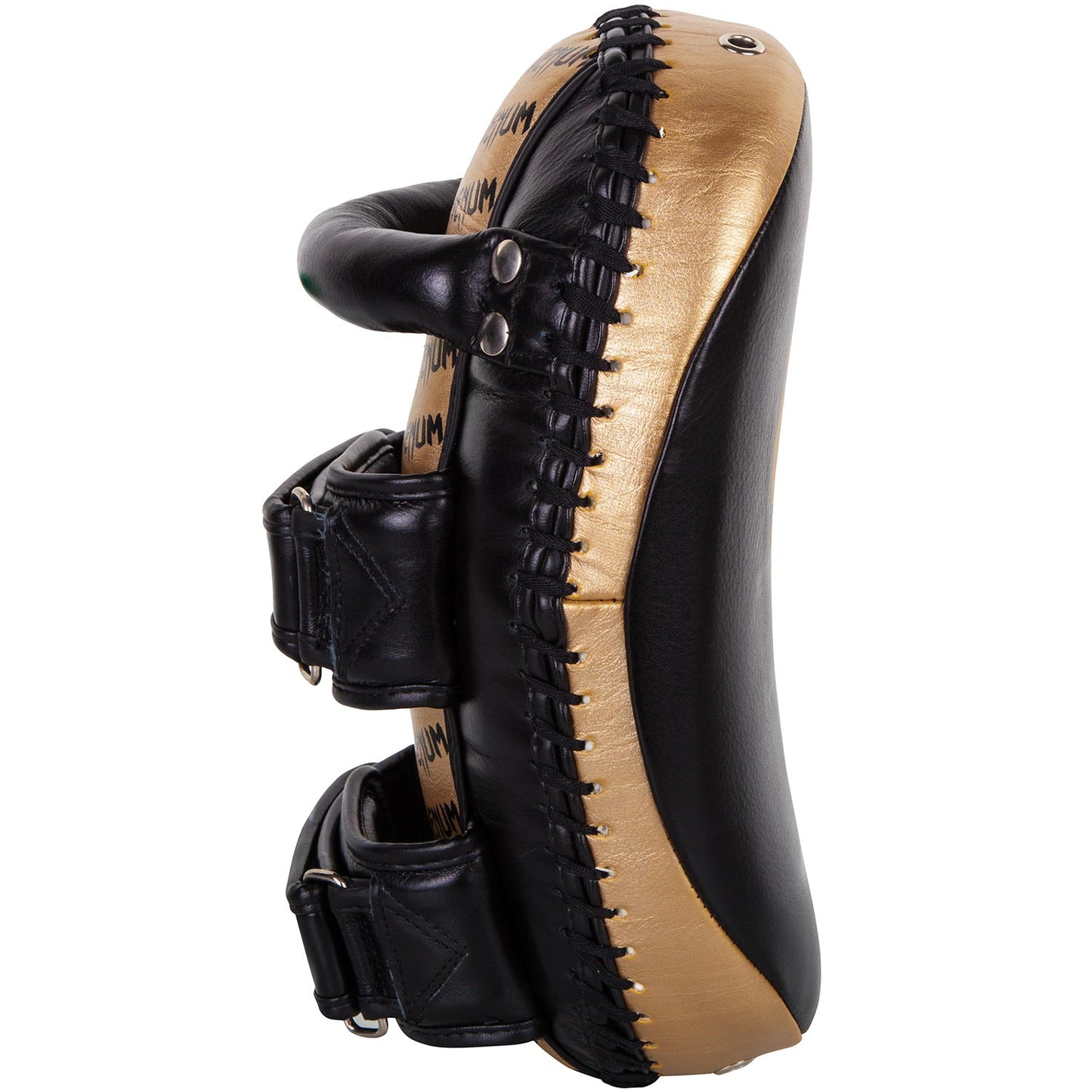 Venum Kick Pads leder-zwart/goud