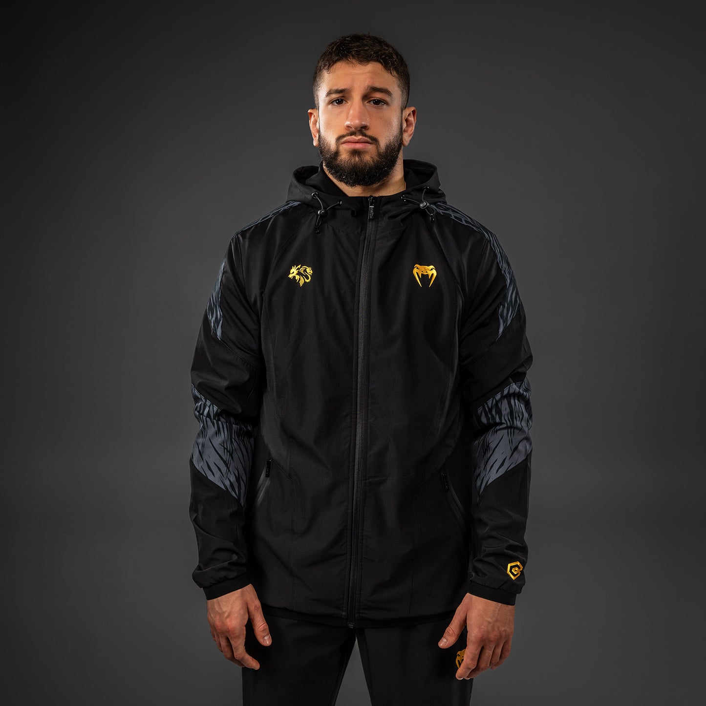 Venum x Chimaev Trainingsjack - Zwart/Grijs