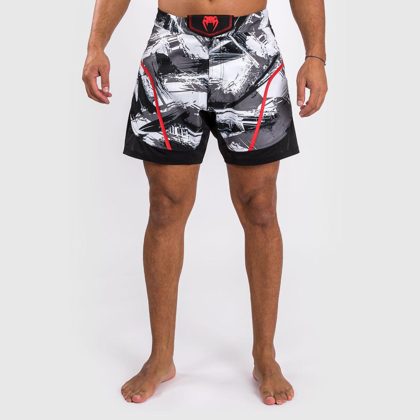 Venum Electron 3.0 Gevechtsshort - Grijs/Rood