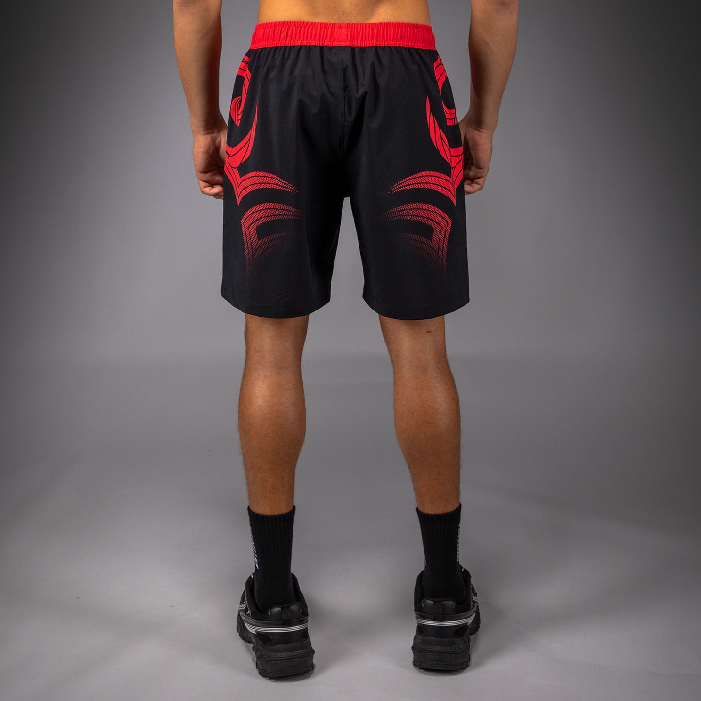 Venum x Mike Tyson Tiger Trainingsshorts - Diep Zwart/Intens Rood