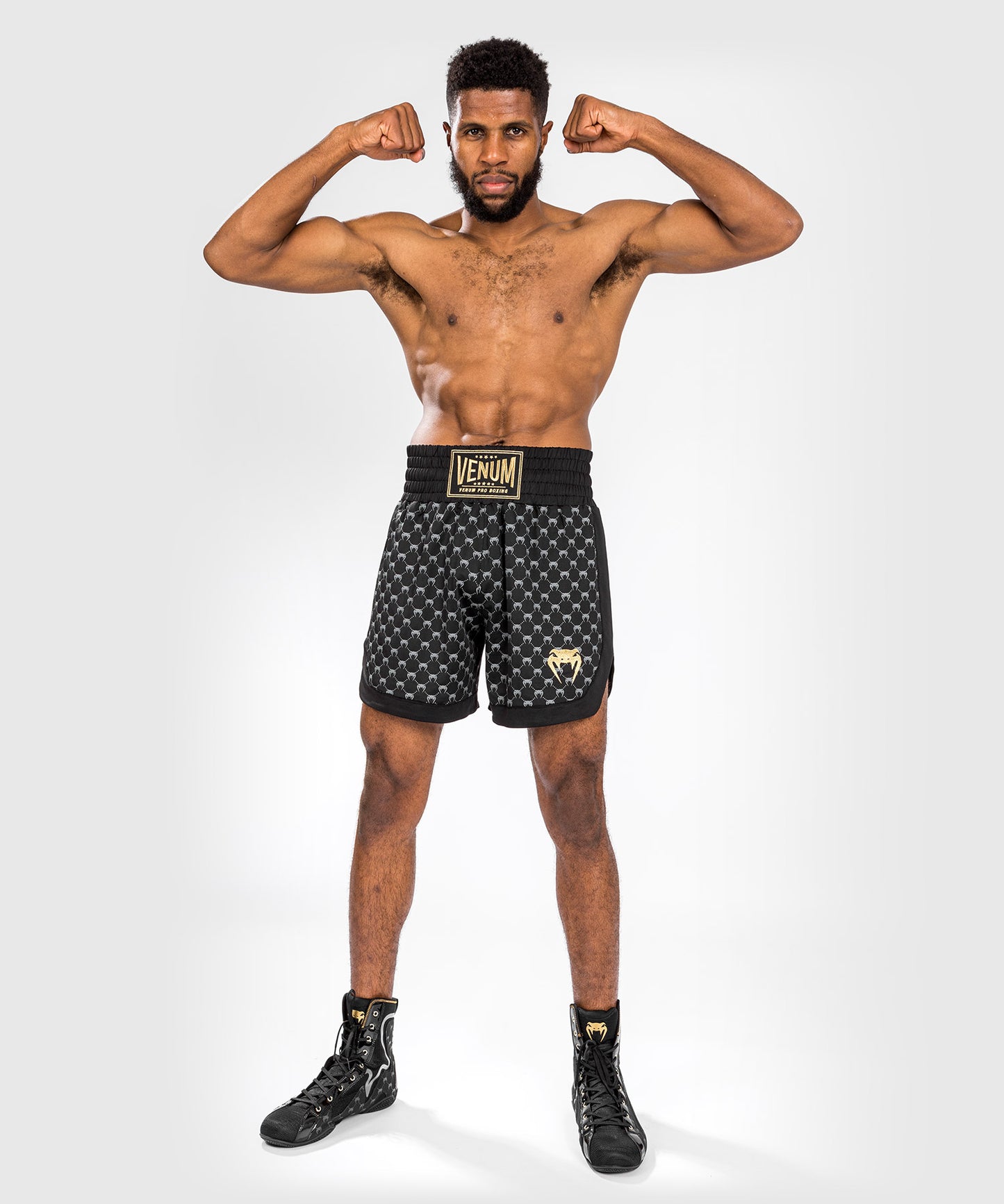 Venum Monogram Boxing Shorts - Zwart