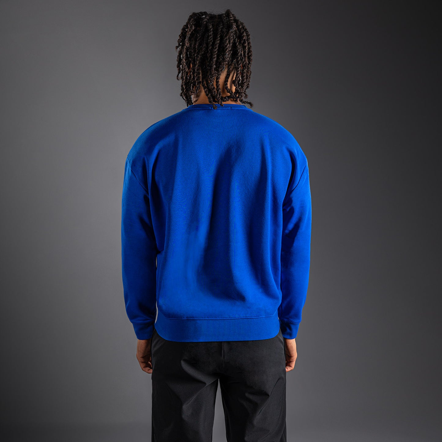 Venum Lineup Fleece Crew Royal - Blauw/Wit