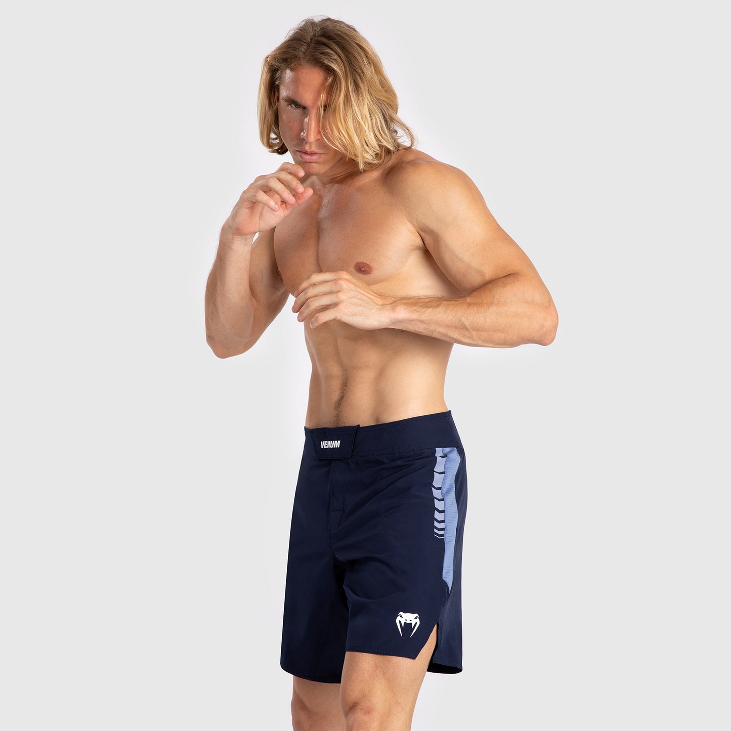 Venum Tempest Heren Vechtshorts - Marineblauw/Blauw