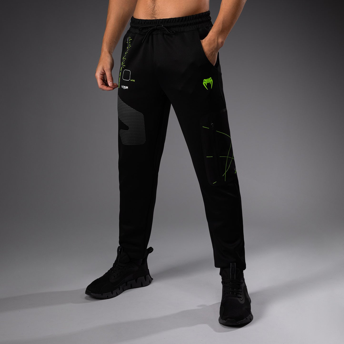 Venum Training Camp 4.0 Joggers - Zwart/Neon Groen