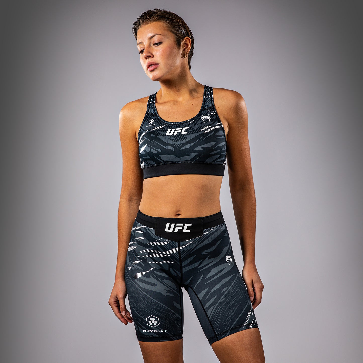 UFC Fusion by Venum Authentic Fight Night Sport-BH voor Dames - Zwart