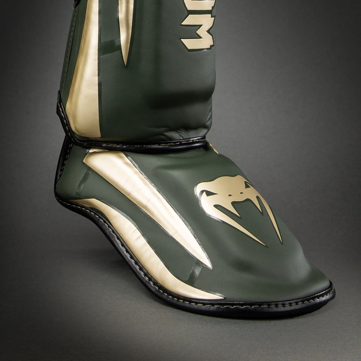 Venum Elite Scheenbeschermers - Khaki