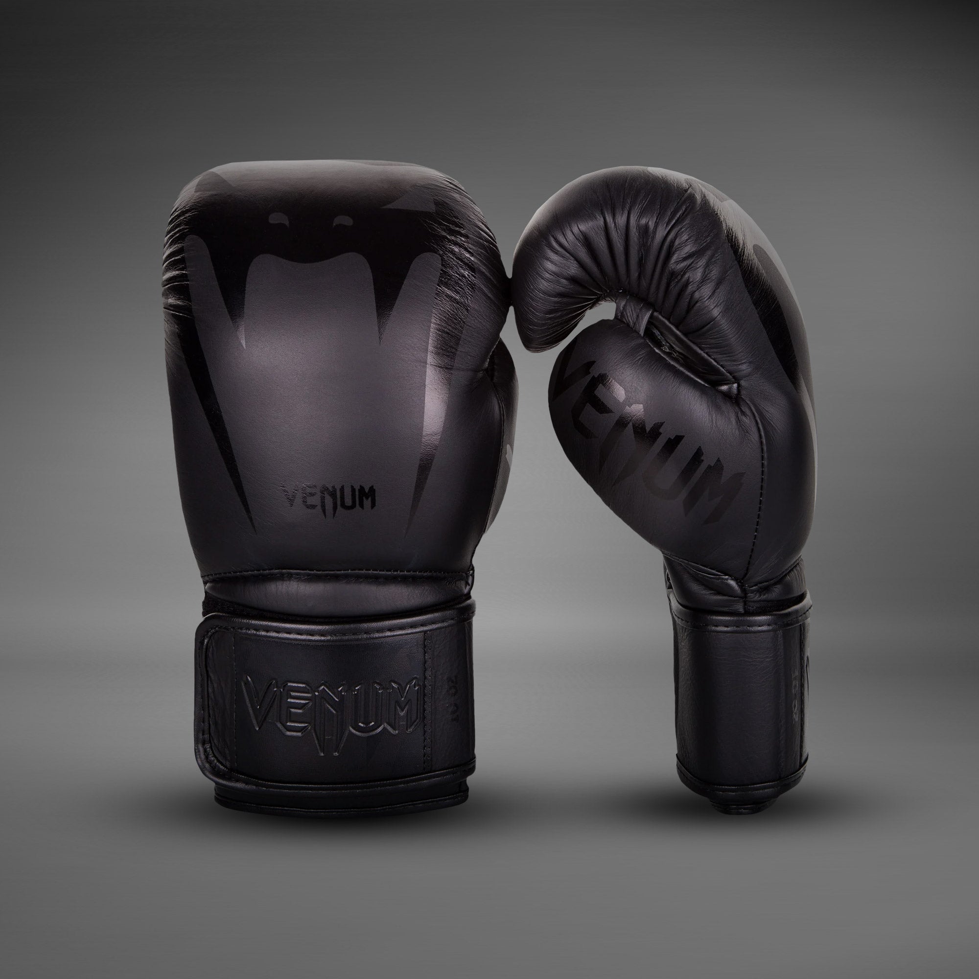 ボクシング VENUM Giant 3.0 14oz BK/BK Venum Giant 3.0 Bokshandschoenen - nappaleer - zwart/zwart - Venum