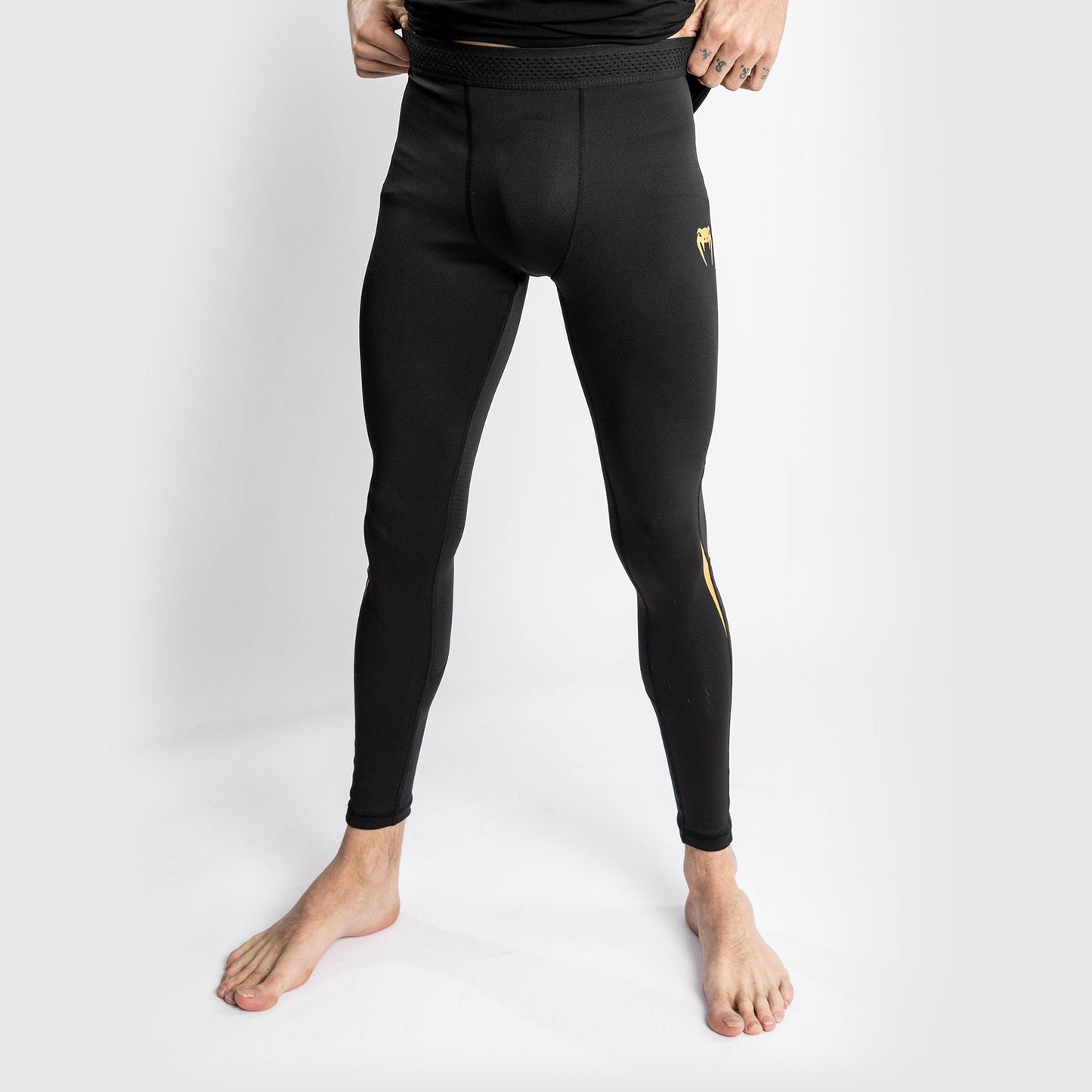 Compressiebroek 2.0 -Zwart/Goud